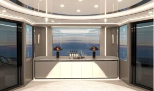 50-foot double-hulled power business yacht
