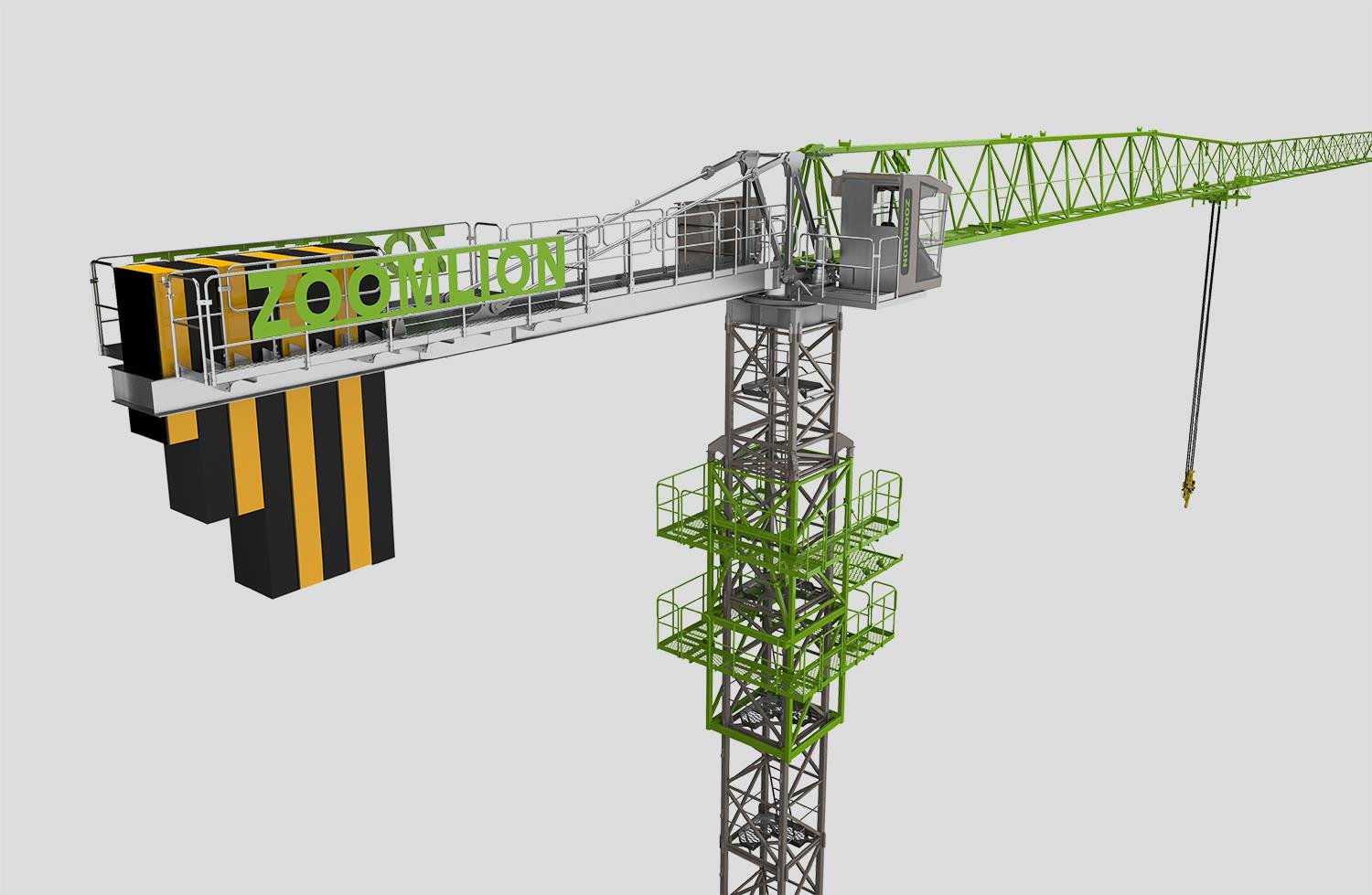 ZOOMLION WA6012-6A flat top tower crane