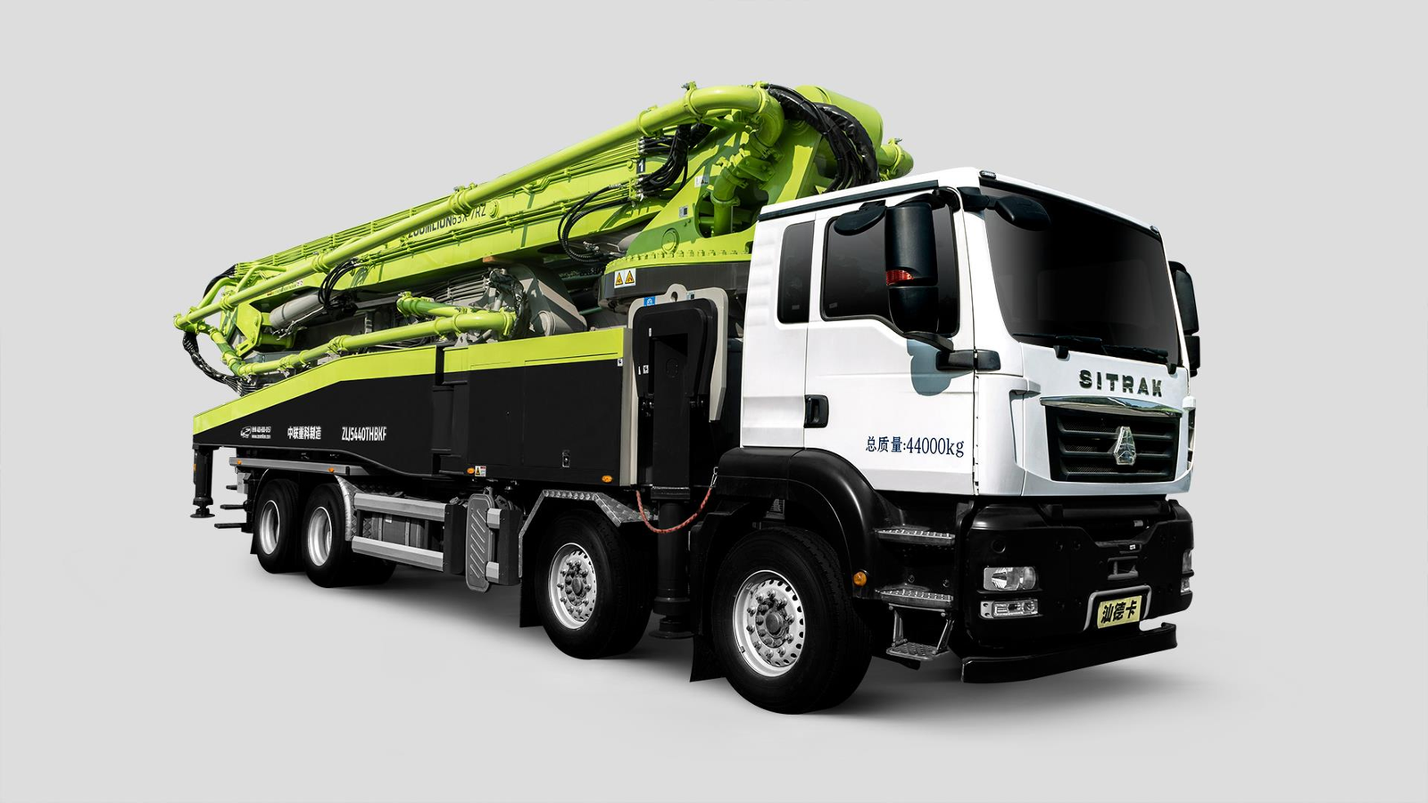 Zoomlion Four Bridge 63M heavy duty truck Shandeka National six pump truck ZLJ5462THBKF 63X-6RZ